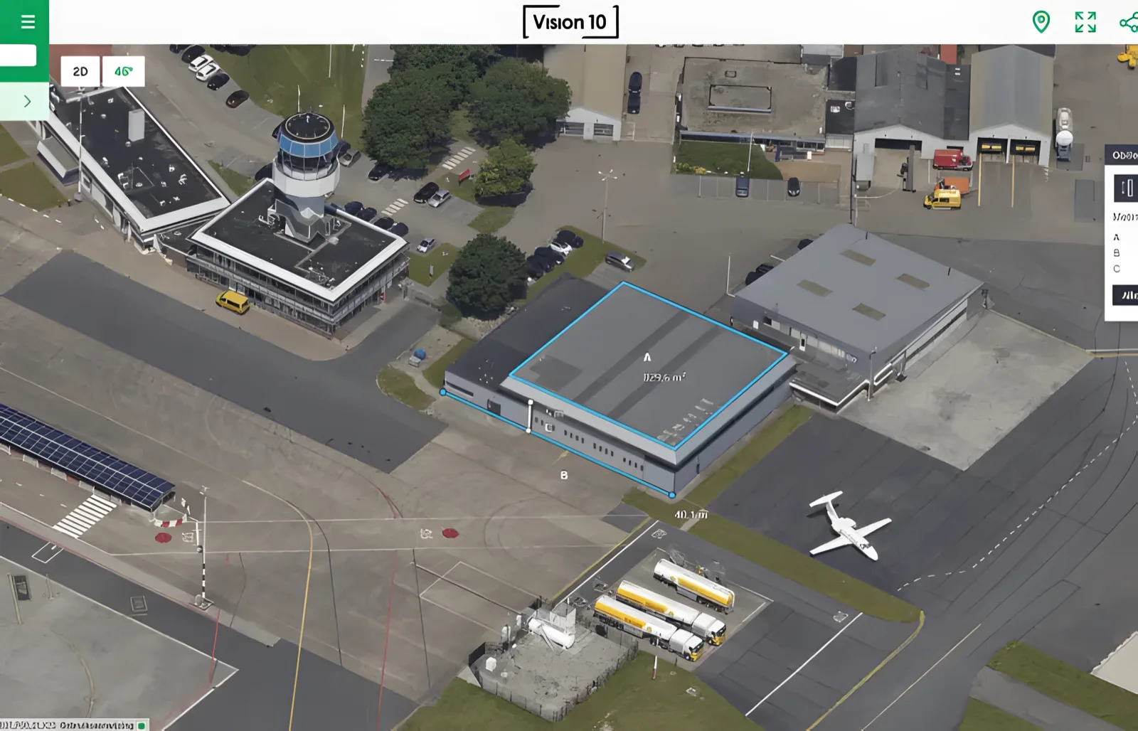 Meetfuncties via Vision 10 API — dakoppervlak en gevellengte bepalen zonder locatiebezoek