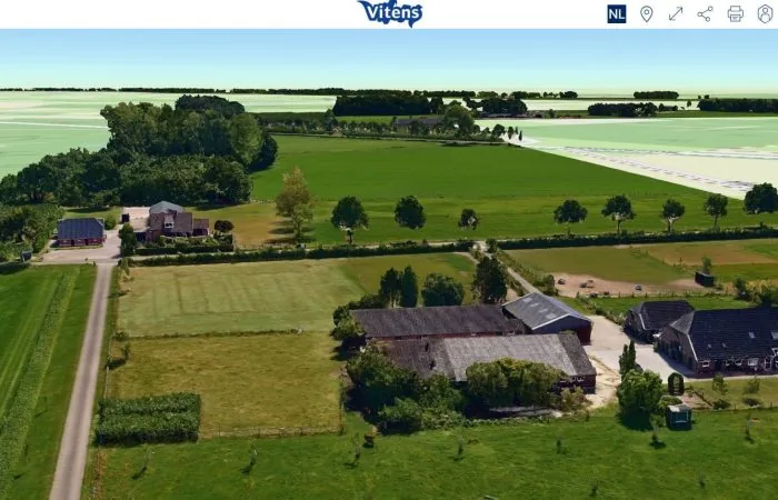 Vitens luchtfoto-survey — overzicht van 35 km tracé voor twee nieuwe drinkwatertransportleidingen