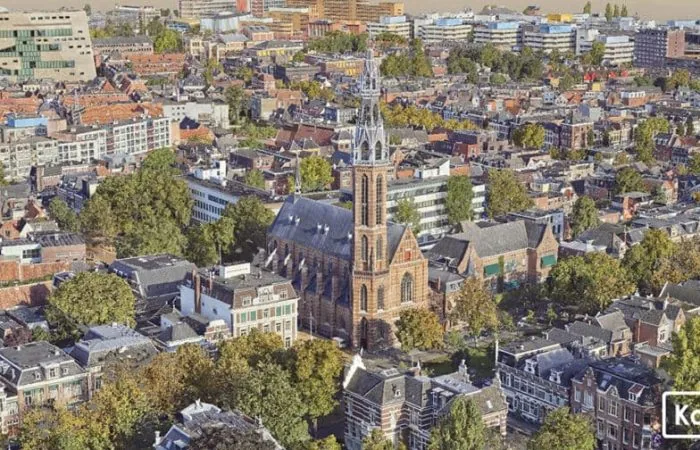 3D stadsmodel Groningen — straatperspectief met gevels en daken