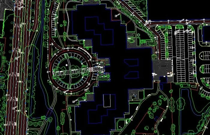 MCL Leeuwarden — AutoCAD tekening herinrichting terrein (NLCS)