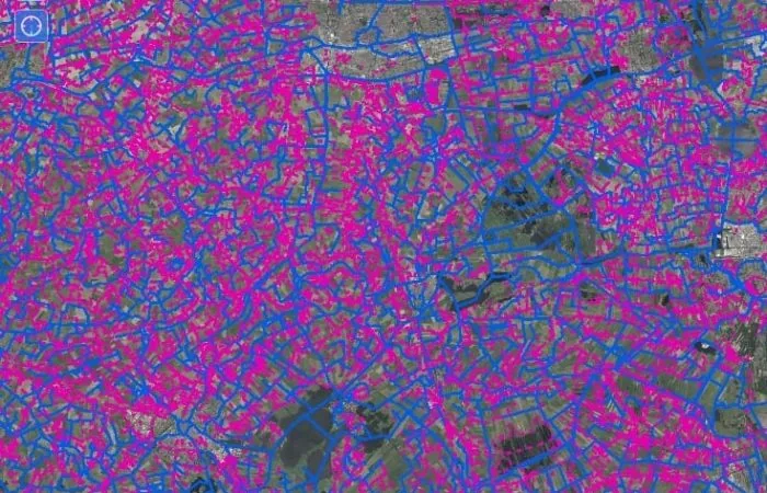 Wetterskip Fryslân — kaart met te schonen sloten na digitale slotenschouw