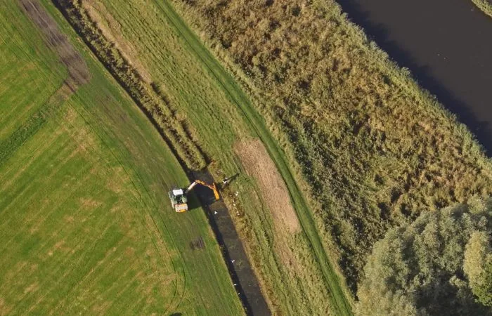 Slotenschouw resultaat — 70% van de sloten schoon bevonden via luchtfoto-analyse