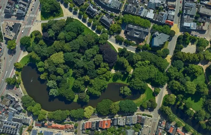 Voorjaar orthofoto Groningen — true orthofoto 3 cm GSD
